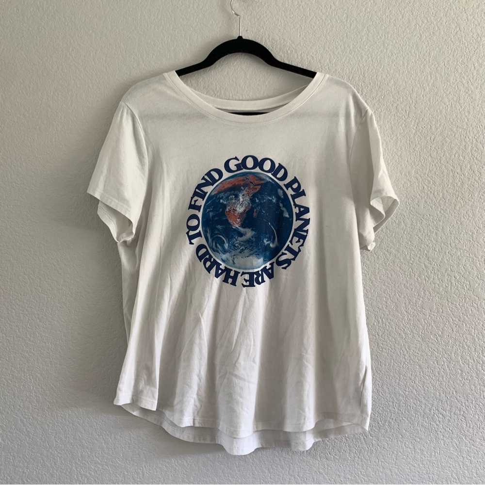 White Women's Earth Day T Shirt